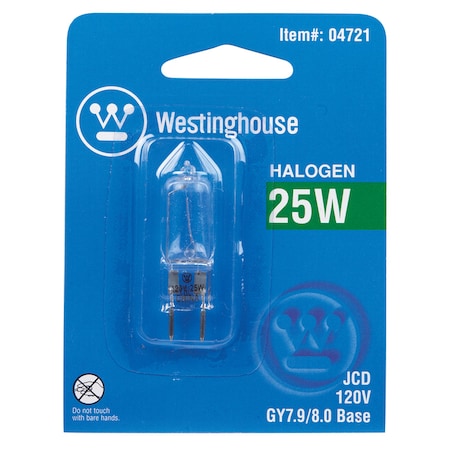 Westinghouse Westinghouse 25 W T4 Decorative Halogen Bulb 255 lm White 1 pk 04721